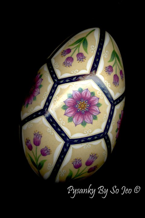 Victorian Garden Ukrainian Easter Egg Pysanky By So Jeo